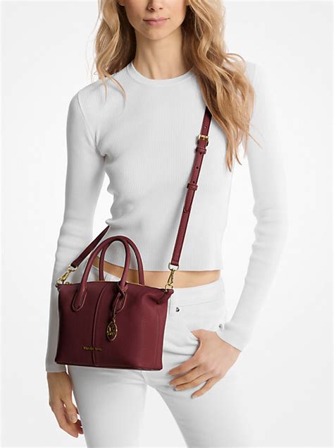 Hyde Small Pebbled Leather Satchel 